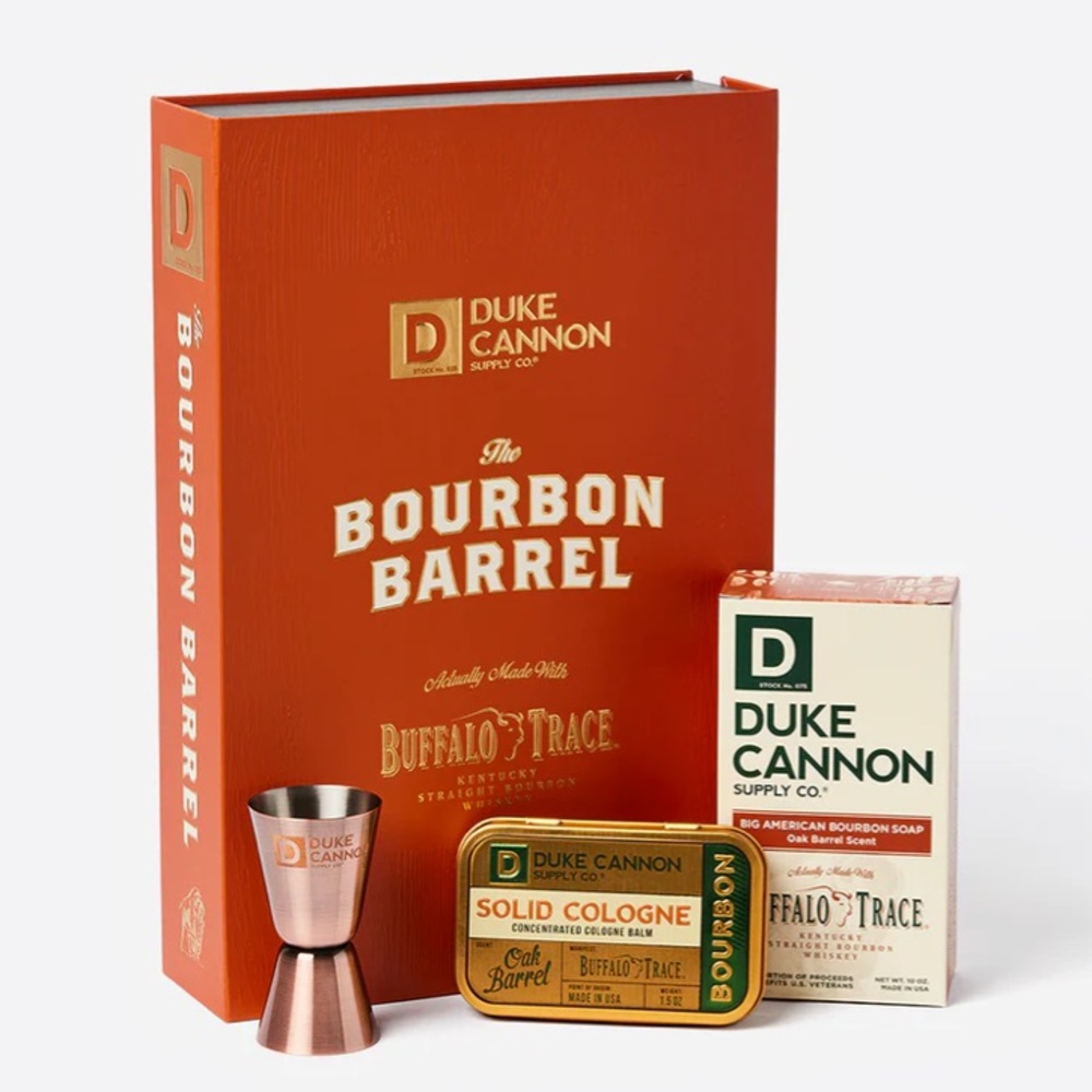 NWT Rare Buffalo Trace The BOURBON BARREL 3pc GIFT SET